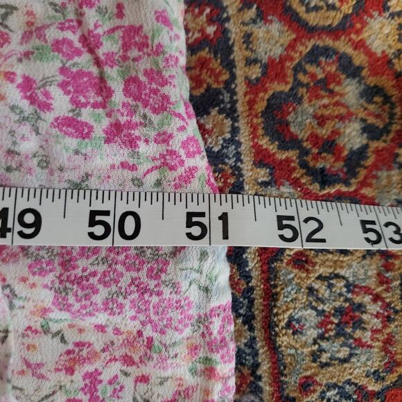 Penelope Rose Smocked Floral Ruffle Tiered Midi Dress Size XL Prairie Cottage - Picture 14 of 14